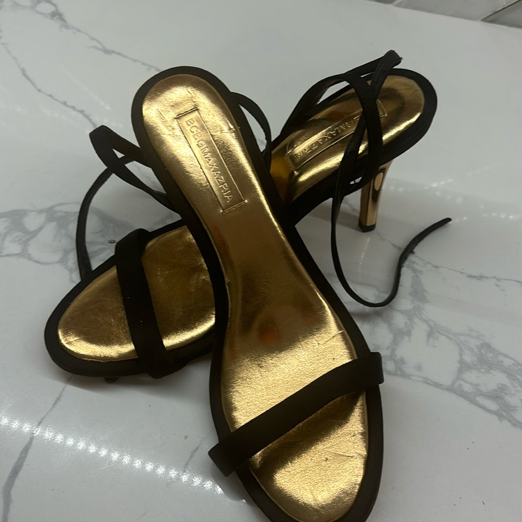 Bcbg Max Azaria Satin Sandal Size 10